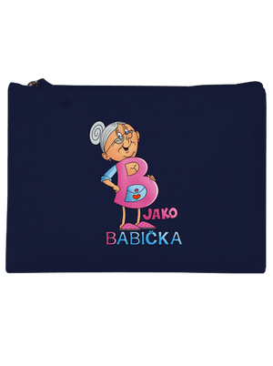 B jako babička taštička French Navy