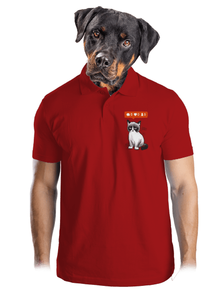 Grumpy pánská polokošile Red Mal