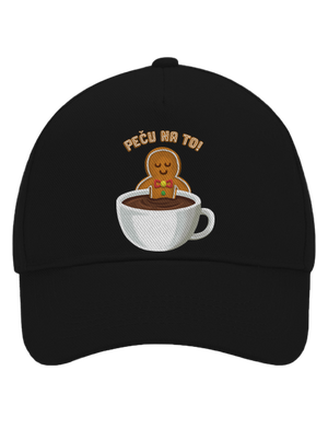 Peču na to! kšiltovka baseballka Black