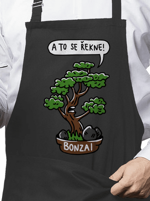 Bonzai zástěra Dark Grey