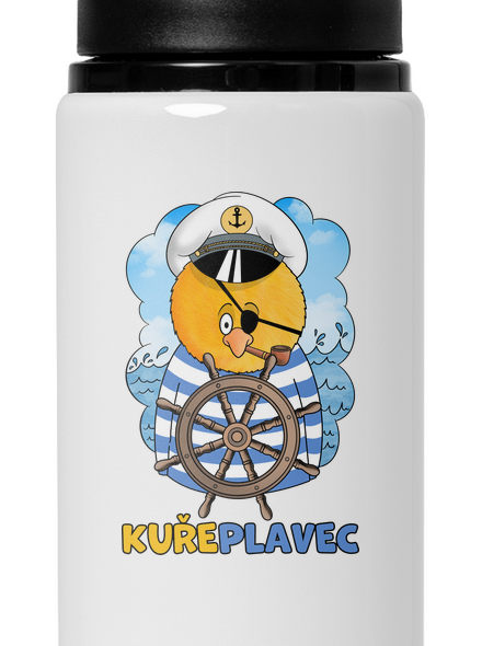 Kuřeplavec lahev na vodu White