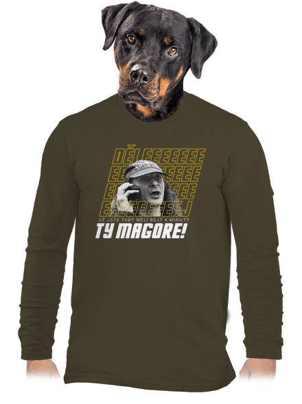 B18: Jiří Kára pánské dlouhý rukáv Urban Khaki