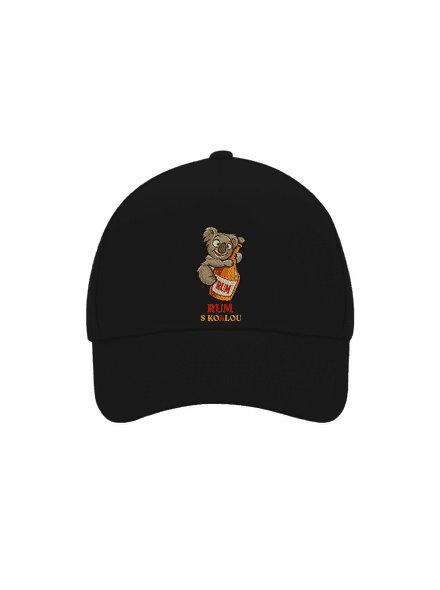 Rum s koalou kšiltovka baseballka Black