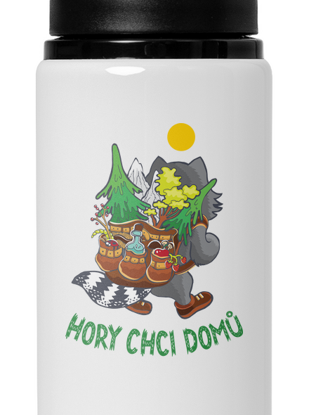 Hory chci domů lahev na vodu White