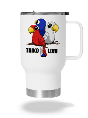 Trikolori termohrnek White