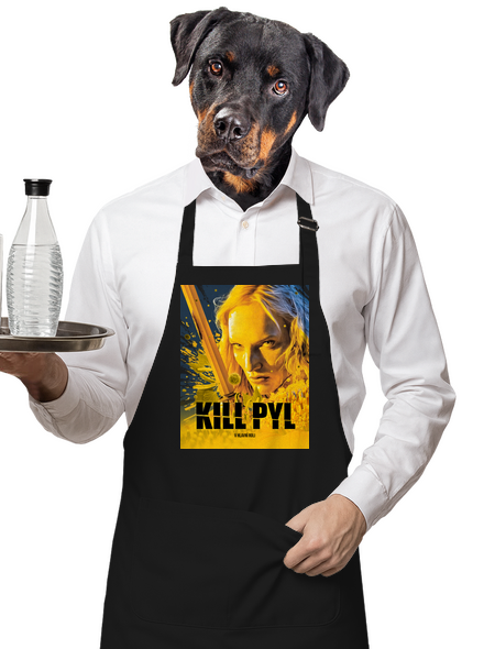 Kill pyl zástěra Black