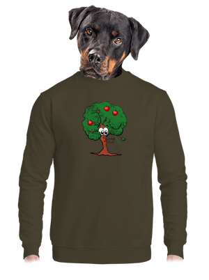 unisex mikina bez kapuce