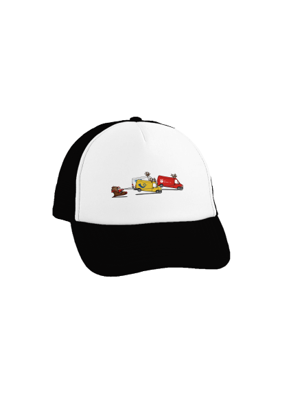 Santa se soby kšiltovka truckerka Black cap