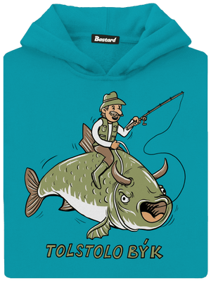 Tolstolobýk dětská mikina klokanka Hawaiian Blue