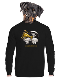 unisex mikina bez kapuce