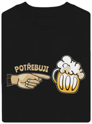 Rodinné potřeby unisex mikina bez kapuce Black