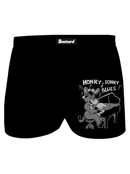 Honky donky blues pánské trenky Black