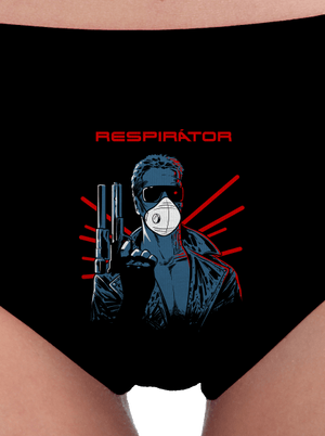 Respirátor dámské kalhotky Black