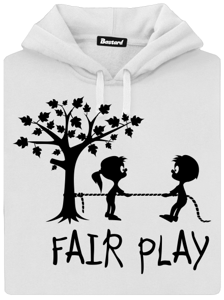 Fair play dámská mikina klokanka White