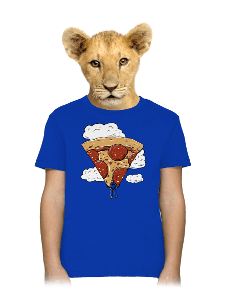 Pizzašutista dětské tričko Royal Blue
