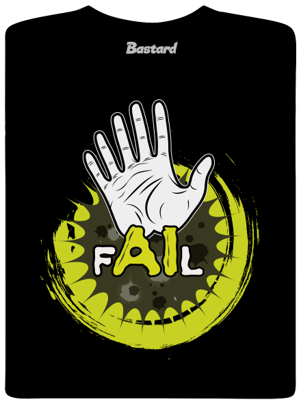 AI Fail pánské tričko Black