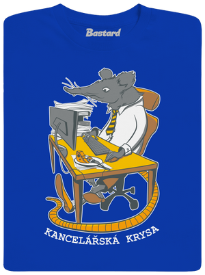 Kancelářská krysa pánské dlouhý rukáv Royal Blue