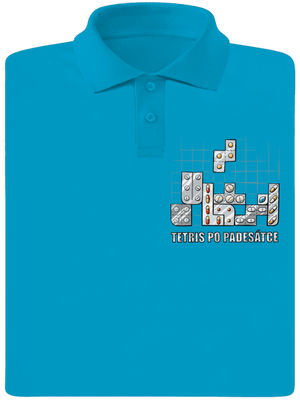 Tetris po padesátce  pánská polokošile Blue Atol