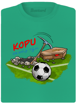 Kopu za svůj tým dámské sportovní tričko Mint Mal