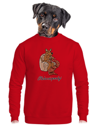 unisex mikina bez kapuce
