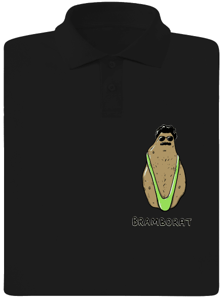 Bramborat pánská polokošile Black