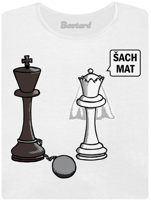Šach mat dámské tričko premium White