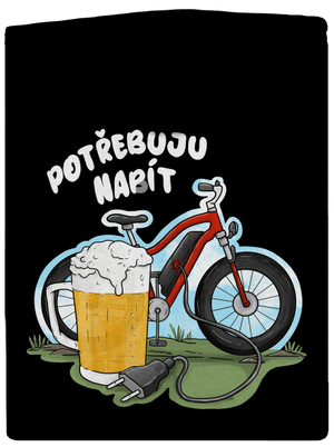 Potřebuju napít dámská mikina na zip Black