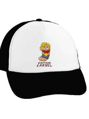 Captain Larvel kšiltovka truckerka Black cap