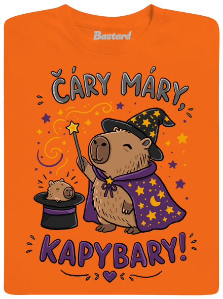 Čáry máry kapybary dětské tričko Orange