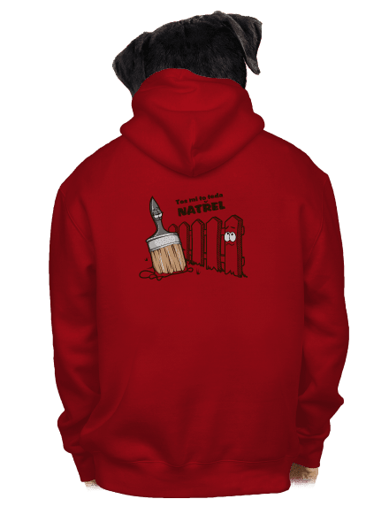 Tos mi to natřel pánská mikina na zip Red