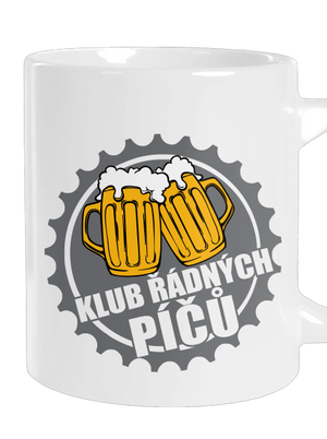 Klub řádných píčů velký hrnek White