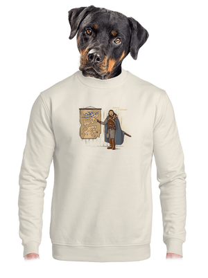 unisex mikina bez kapuce