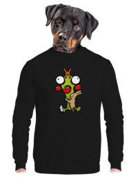 unisex mikina bez kapuce