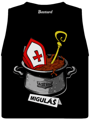 Miguláš dámské tílko volné Black