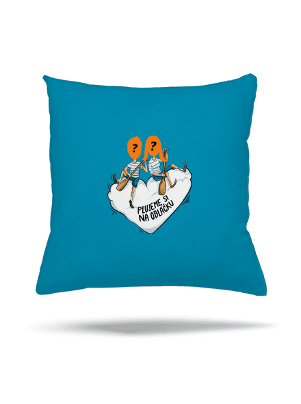 Na obláčku polštář Blue Turquoise