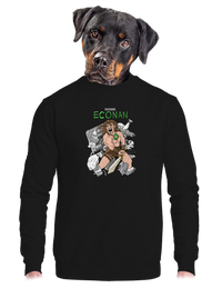 unisex mikina bez kapuce