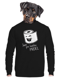 unisex mikina bez kapuce