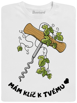 Otevři mé srdce pánské dlouhý rukáv White