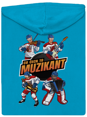 Co Čech, to hokejista dámská mikina na zip Blue Atol