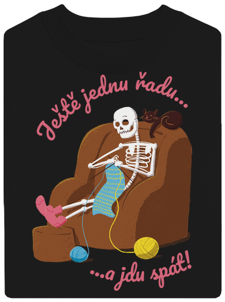 Ještě jednu řadu unisex mikina bez kapuce Black