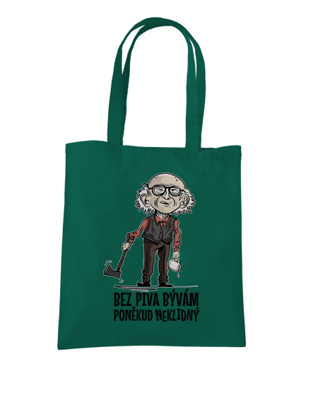 Neklidný bez piva taška Bottle Green WM