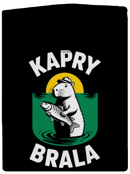 Kapry brala pánská mikina na zip Black