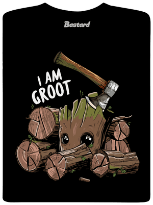 I Am Groot pánské tričko Black