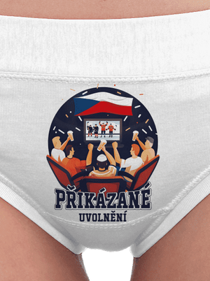 Přikázané uvolnění dámské kalhotky White