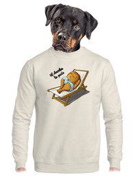 unisex mikina bez kapuce