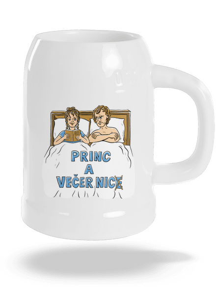 Princ a Večer nic půllitr White