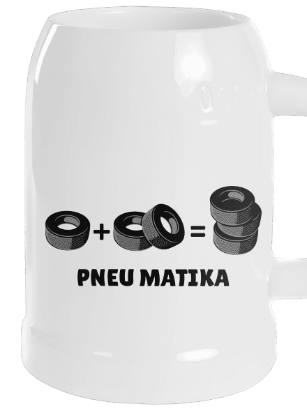 Pneu Matika půllitr White