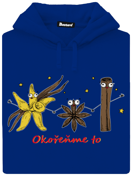 Okořeňme to dámská mikina klokanka Royal Blue Mal
