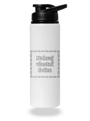 Vlastní potisk lahev na vodu White
