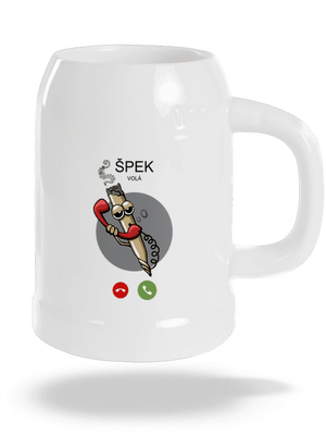 Špek volá půllitr White